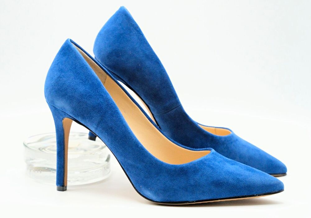 BRAND NEW!!! Vince Camuto Blue Suede Stiletto Pump Heels Women's US Size 8.5M